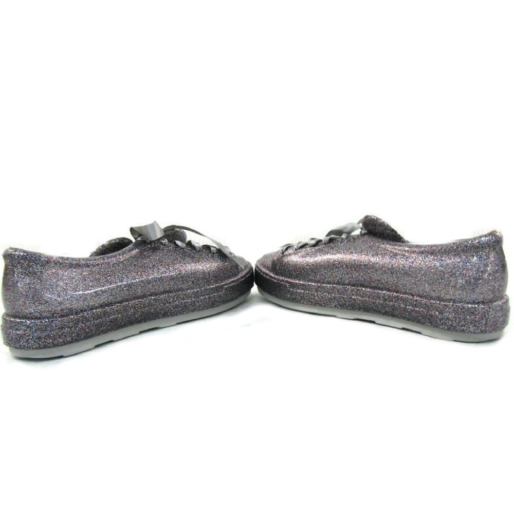 Melissa Women's BE + Disney Mickey Minnie Ears Glitter PVC Jelly Sneakers Sz 8 - Picture 7 of 9